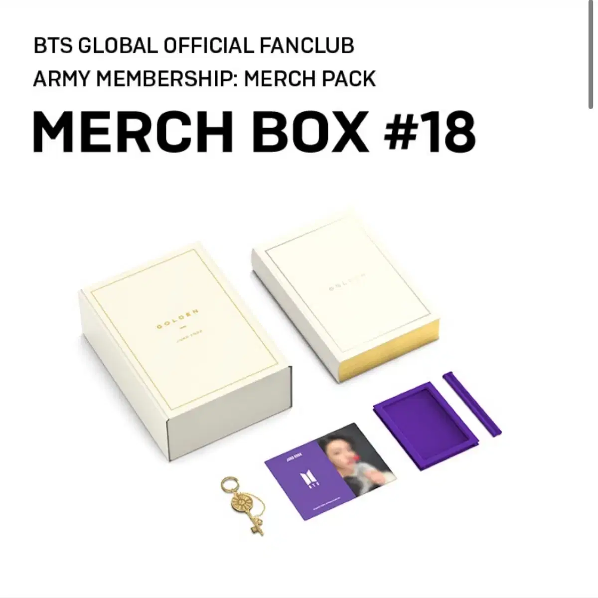 (미개봉)방탄소년단 정국 머치박스 18 merch box #18